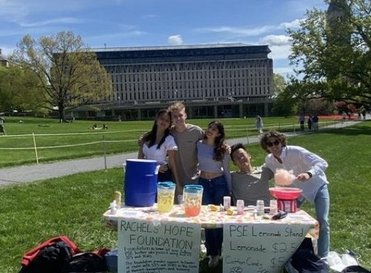 PSE brothers running the Rach's Hope Foundation lemonade stand fundraiser